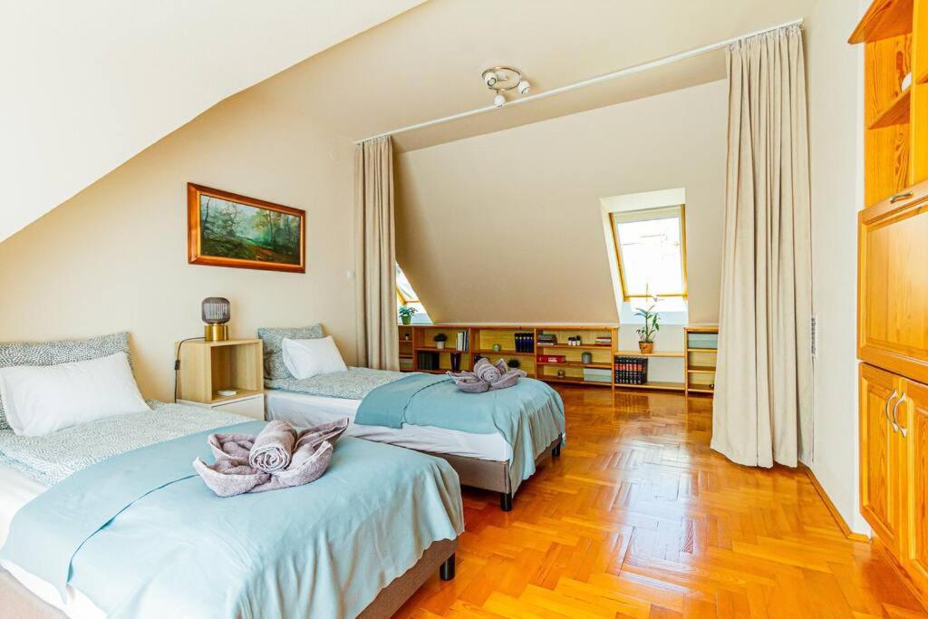 Roomy Apartment 80Sqm At City Center Free Parking Space, Ac & Balcony, Separate Ac In All Four Rooms Budapeste Exterior foto